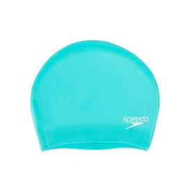 2X Gorra De Natación Speedo De Lycra Verde Azulado Oscuro Protección UV Protección Solar Stretch Traje de Baño