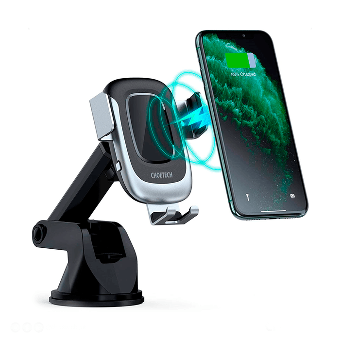 Cargador inalámbrico para auto 15W iPhone Samsung LG Sony Huawei