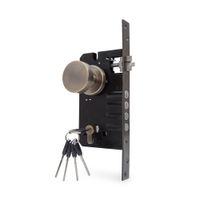 Cerradura de Embutir Forte Onda 3G Derecha Bronce Antiguo