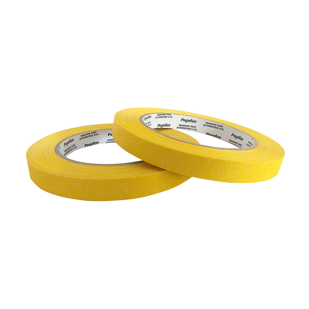 Cinta Masking Tape Automotriz 1/2"" x55 yardas Pegafan