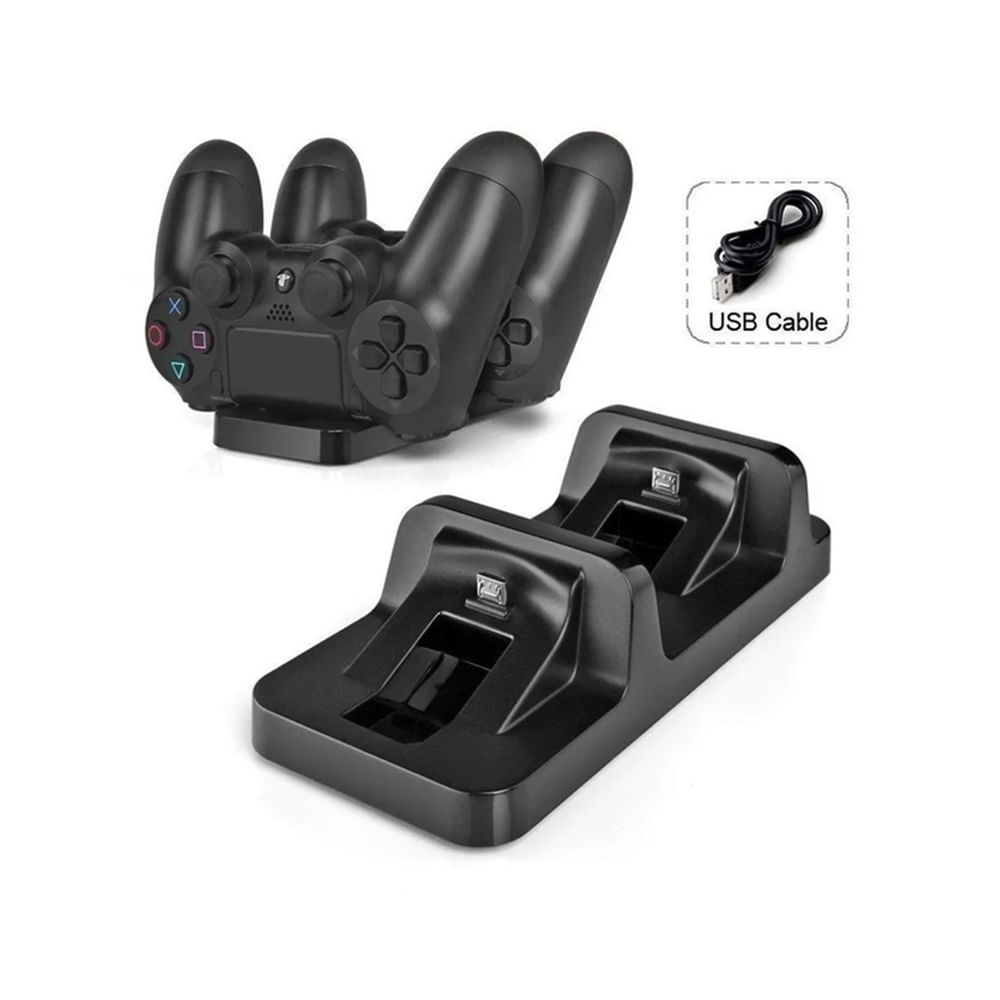 Cargador de Mandos Ps4 Dual Shock Playstation 4 Control de Carga - MOD: DOBE TP4-002