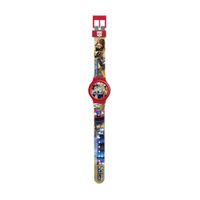 Reloj Digital Transformers Rojo