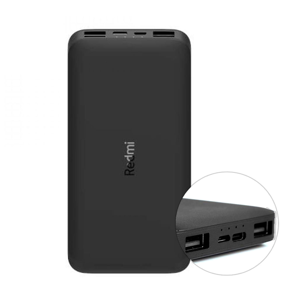 Xiaomi Cargador Portátil Redmi Power Bank 10000mAh - Promart 10000mah redmi power bank