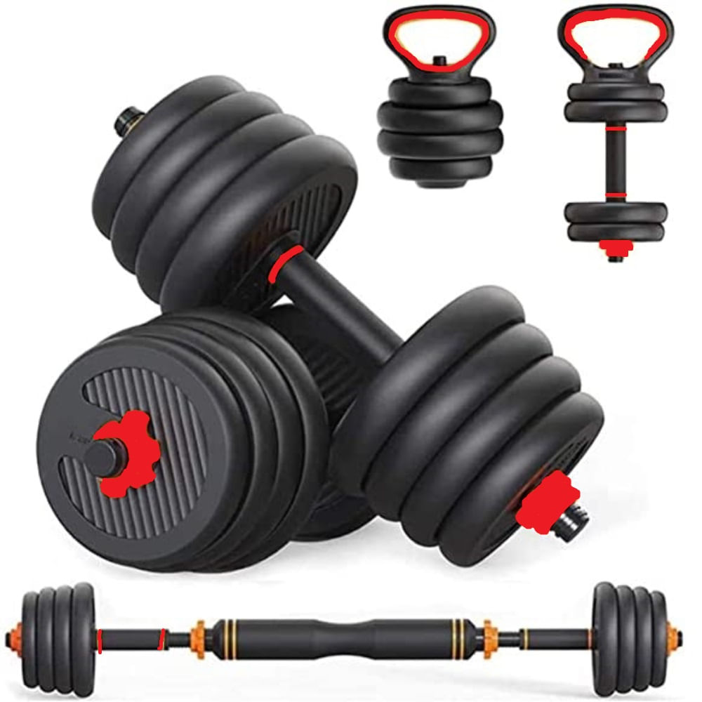 30 Kg Barra Union Mancuernas Mancuernas Unibles 30 Kg Kit