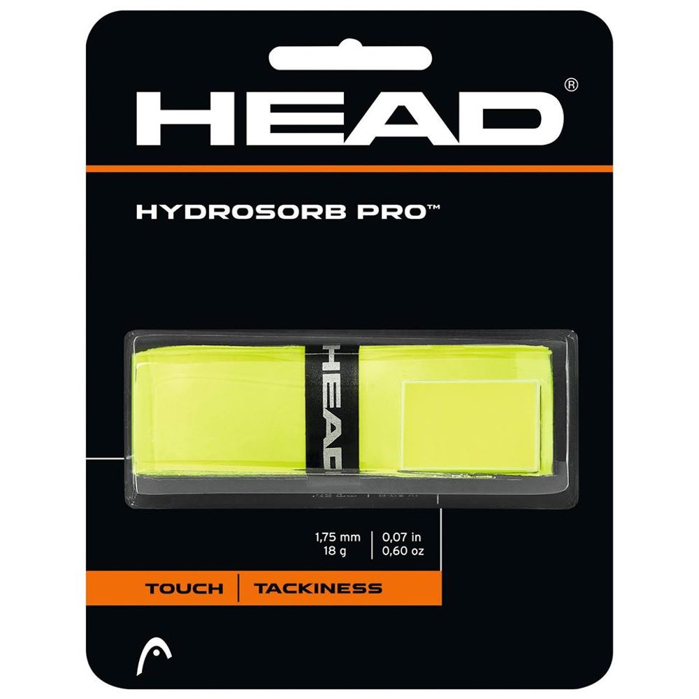 Grip para 1 Raqueta de Tenis Head Hydrosorb Pro Amarillo - Promart
