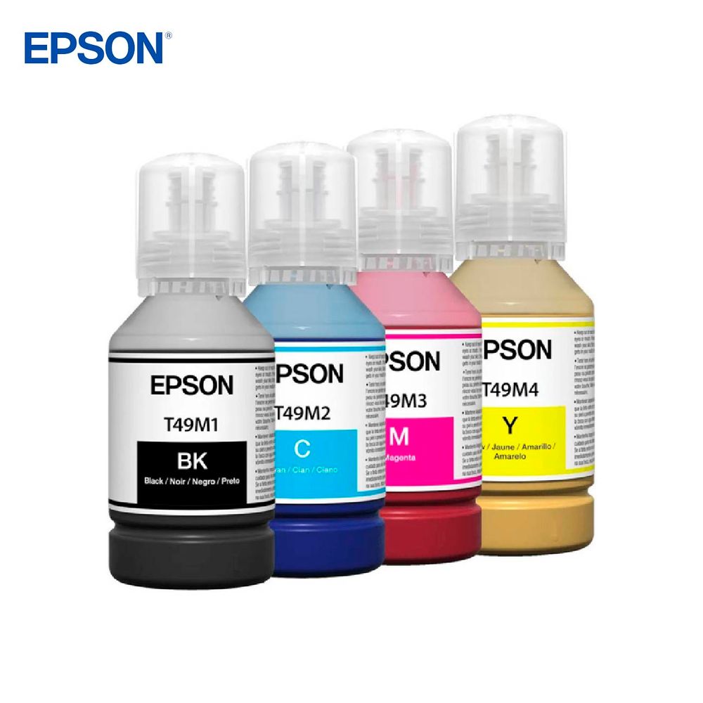 Pack Tinta Epson Sublimación T49M Original Para SureColor F170 F570 -  Promart