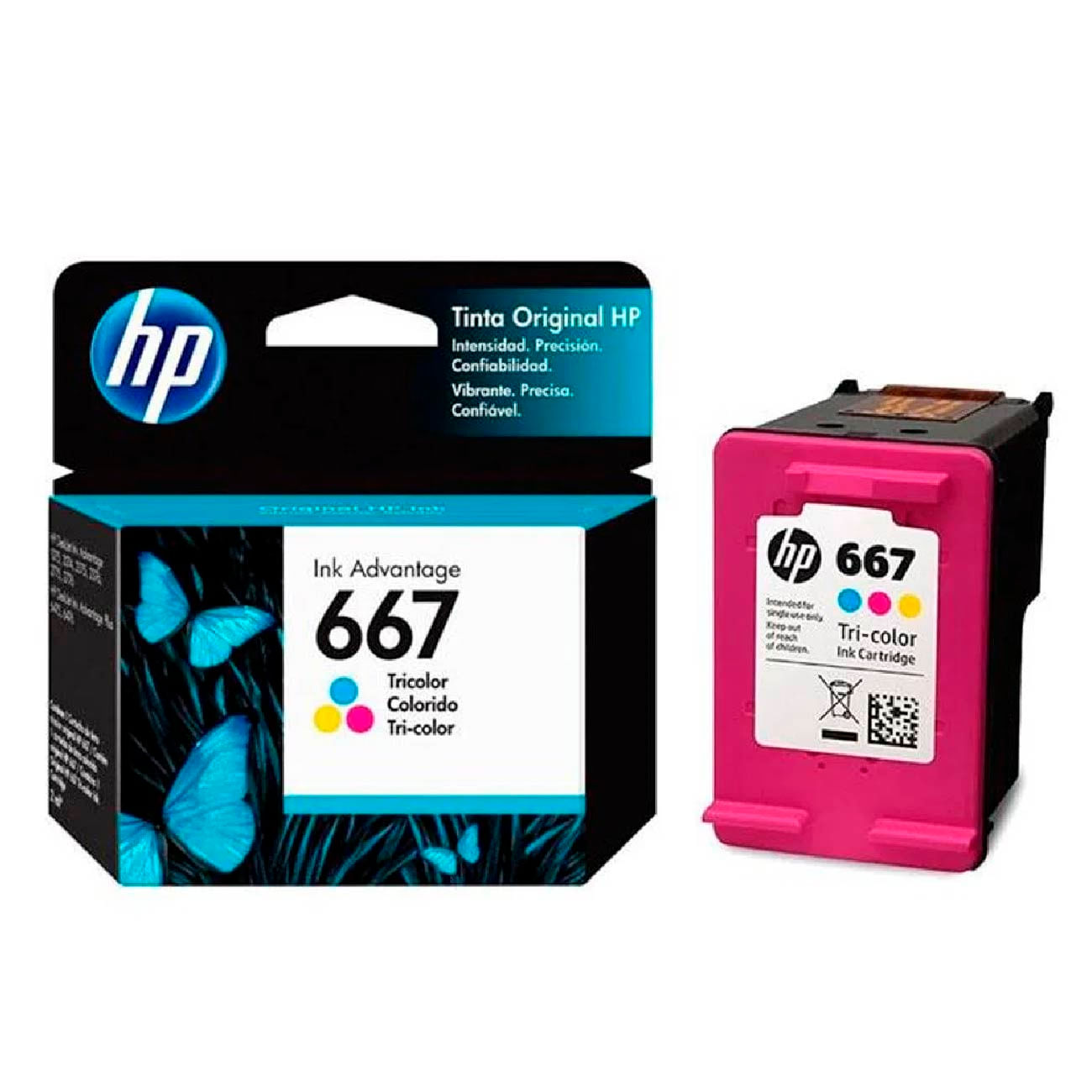 Tinta Hp 664 Tri-Color Ink Cartridge | Knasta Chile