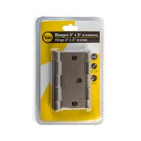 Bisagra Niquelada 3""x3"" x2mm x3u Yale