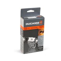 Sistema Corredizo Doble Ducasse Modelo Ducloset Doble en Acero Zincado para Puertas Corredizas