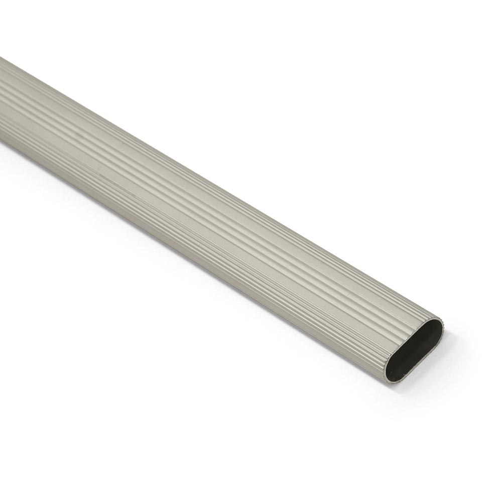 Tubo ovalado de aluminio 1 mm x 3 metros - Promart