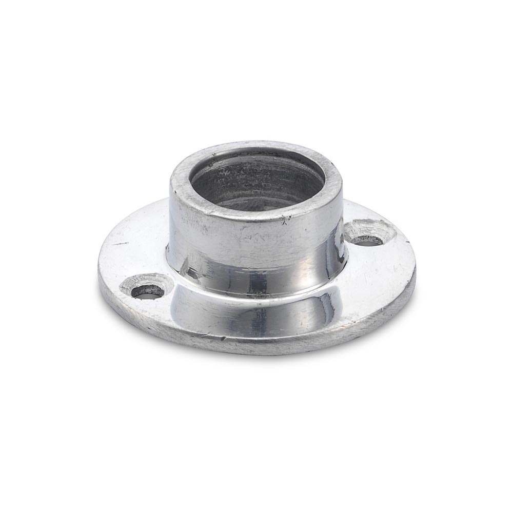 Canopla Cromada para Tubo Redondo de 19 mm