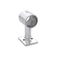 Soporte de Aluminio Global Trader Modelo Pasante de 30 mm en Color Plata