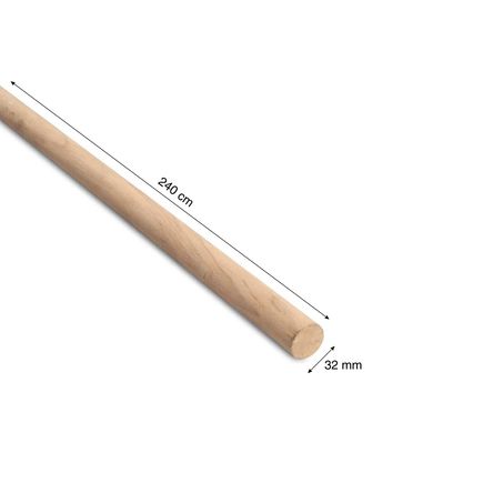 Tubo de madera 32mm x 2.40 metros - Promart
