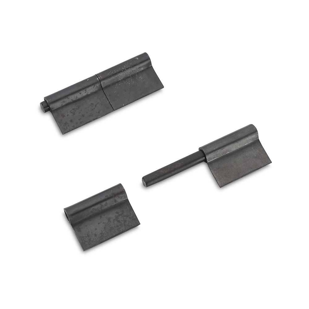 Bisagra Estructural 3/8''x4'' de Acero Disfermet Negro Brillante Juego de 2 Unidades