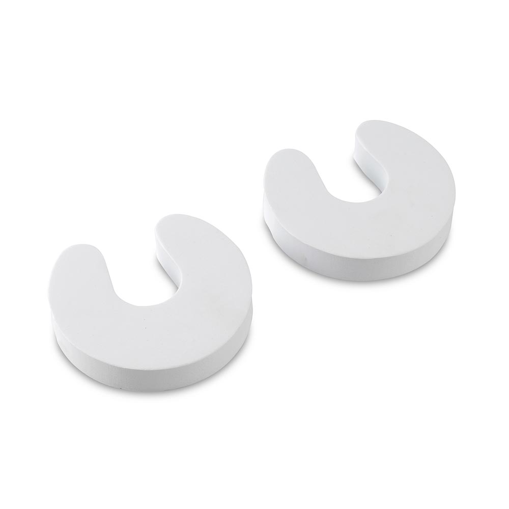 Tope para Puerta Espuma Blanco Zender Modelo 3 1/8' Juego de 2 Unidades