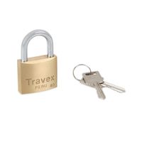 Candado con llave Bronce Travex 40mm Blister
