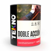 Barniz Brillante Tekno Doble Acción 1/4 galón Transparente