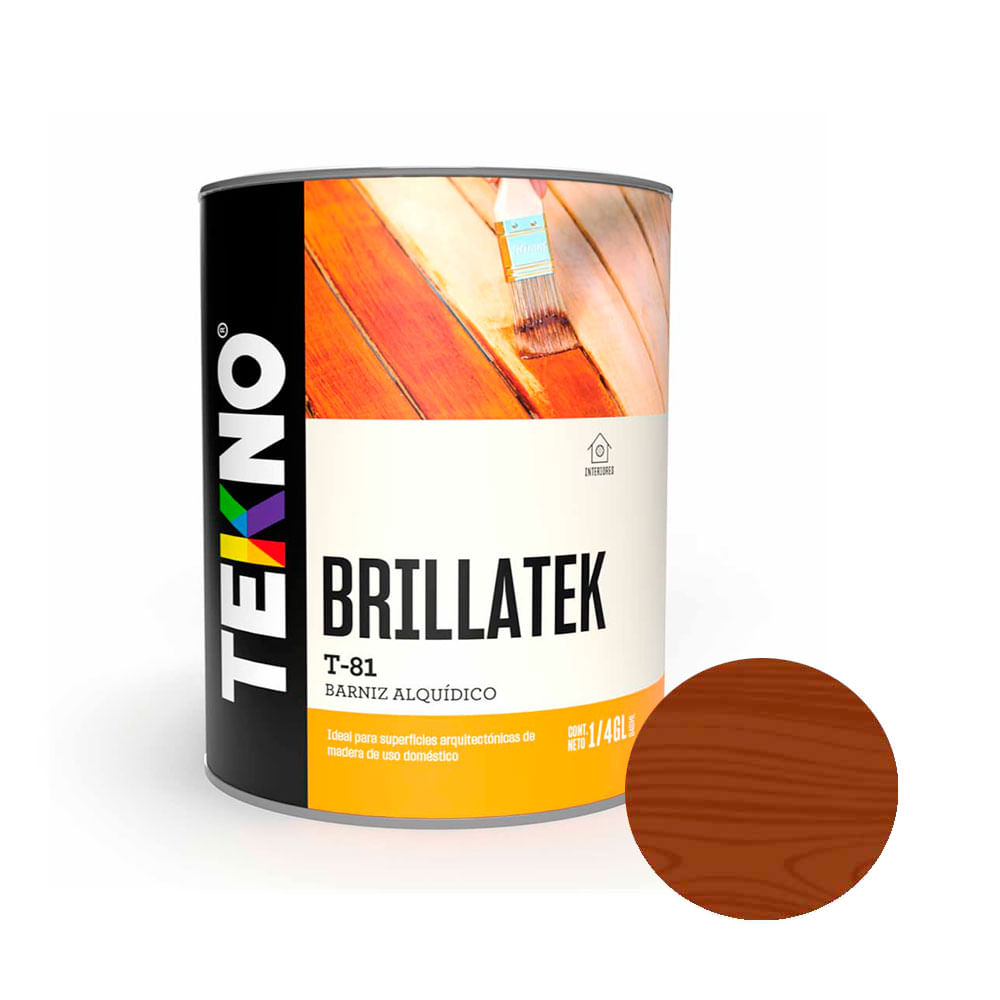 Barniz T-81 Cedro 1/4 galón Tekno