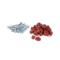 Kit Tirafón 1/4"" x 4"" + Capuchón teja 20 unidades