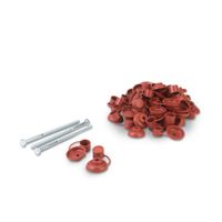 Kit Tirafón 1/4"" x 5"" + Capuchón teja 48 unidades