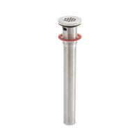 Desagüe para lavatorio de acero inox con rebose 1 1/4 x 11"" Vainsa
