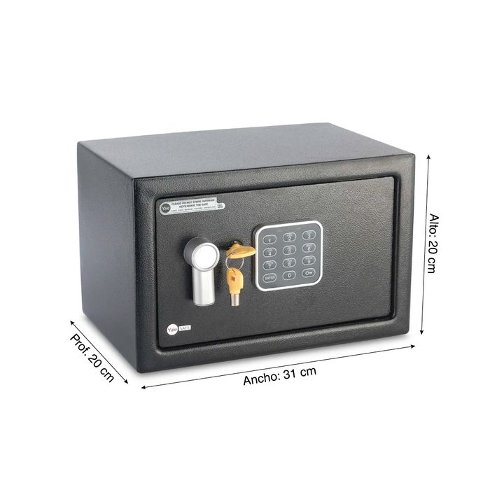 Caja fuerte chica 31x20x20 cm Yale Promart