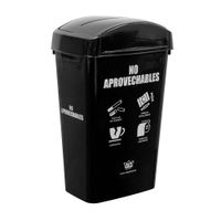 Papelera rectangular 27.8 litros No aprovechables Reyplast
