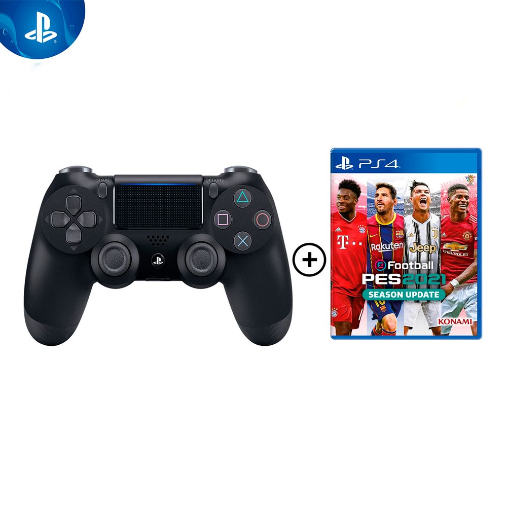 Mando PS4 Dualshock 4 + PES 2021 - Promart
