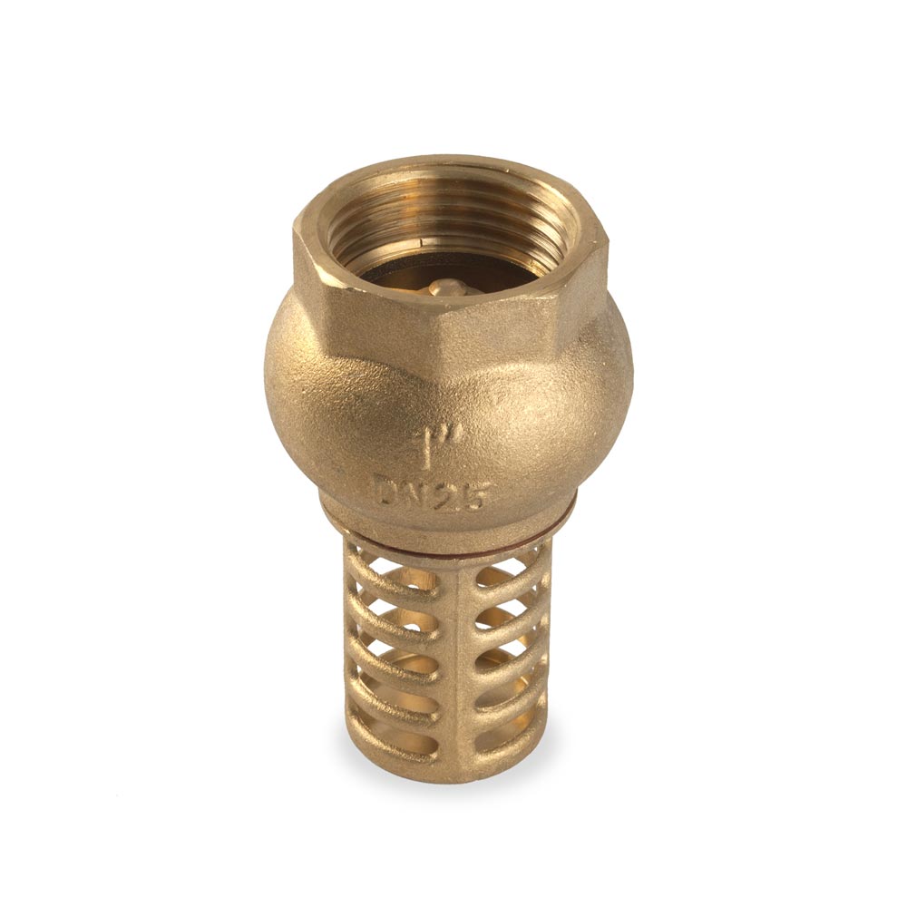 Válvula Check Pie 1' Br de Bronce para Electrobombas de Agua