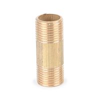 Niple Bronce 1/2"" x 2"" Werken