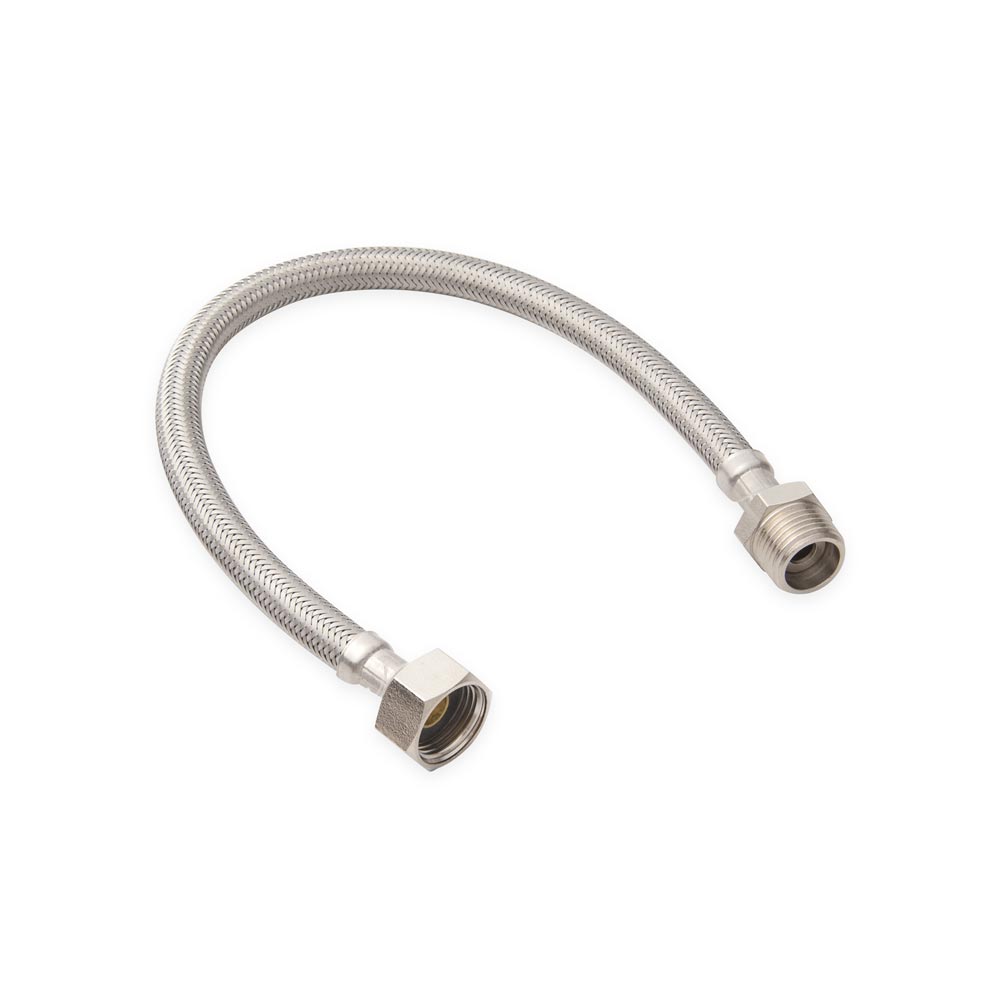 Tubo de Abasto Acero Inoxidable Vainsa 1/2'' 40cm Modelo Lavatorio