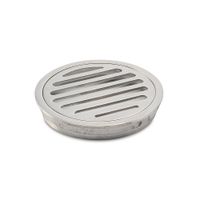 Sumidero de Acero Inoxidable Vainsa Redondo 4'' Cromado