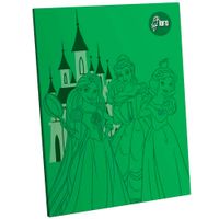 Cuaderno LORO Deluxe Triple Reglón Disney Mujer Monocromático 80 Hojas