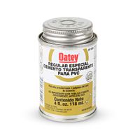 Pegamento Regular Dorado 4 Oz Oatey para Tuberías de PVC