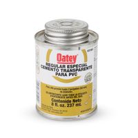 Pegamento Regular Dorado 8 Oz Oatey para Tuberías de PVC