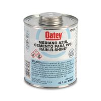 Pegamento Oatey RainRShine 32 Oz Azul para Tuberías de PVC
