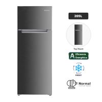 Refrigeradora BLACKLINE 205L Frost 2PN Inox
