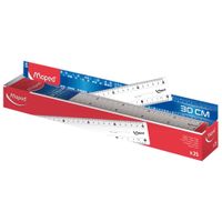 Regla Plana MAPED Classic Transparente 30cm