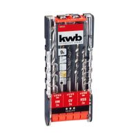 Set de Brocas Hexagonales de Carburo de Tungsteno KWB 9 Piezas
