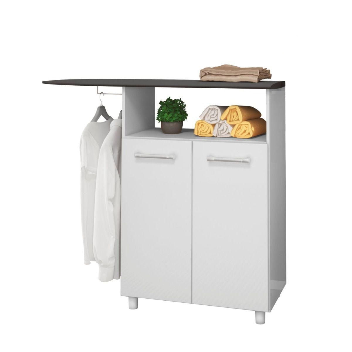 Mueble Planchador Bonno Yazi Blanco