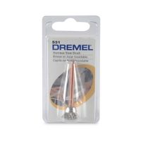 Cepillo de acero inoxidable 1/2"" Dremel