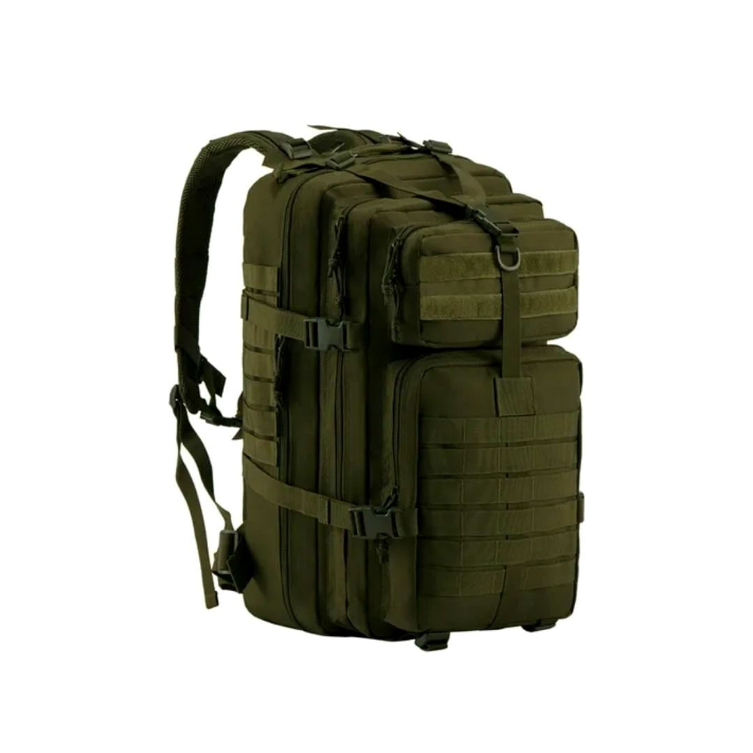 Mochila Táctica Tipo Militar Grande De 45 Litros Camping M1 verde
