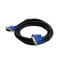 Cable Vga A Vga 3 Mts 15 Pines C/ Doble Filtro Macho A Macho