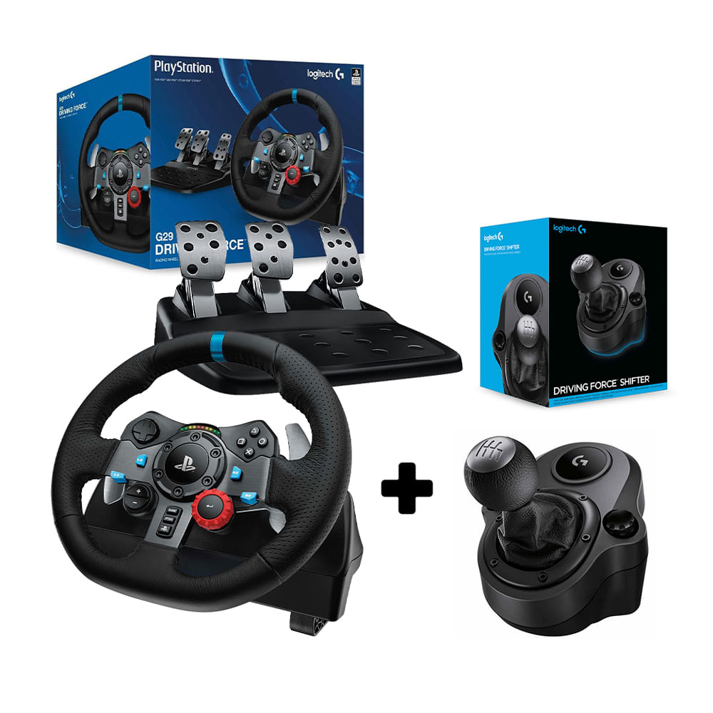 Combo Logitech G29 + Shifter Promart