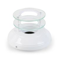 Spot incandescente Fizza 2 vidrios 1 luz Blanco Gocia