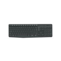 Teclado Logitech + Mouse Mk 235 Wireless Usb Black