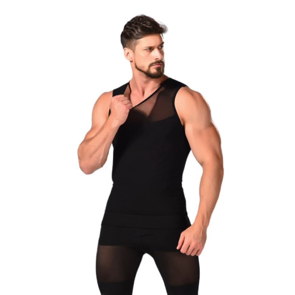 Bividí Formador Hombre W1580 Alta Compresión Negro XL