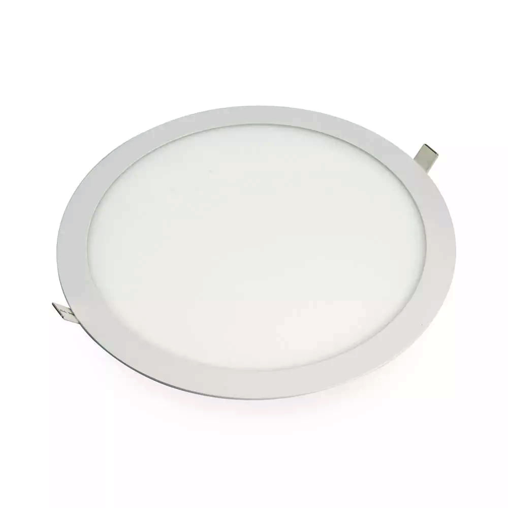 downlight led empotrable redondo 24w luz calida
