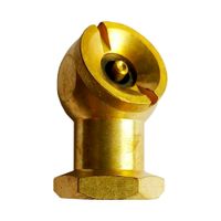 Pico Inflador Lago 1/4'' de Bronce para Compresoras