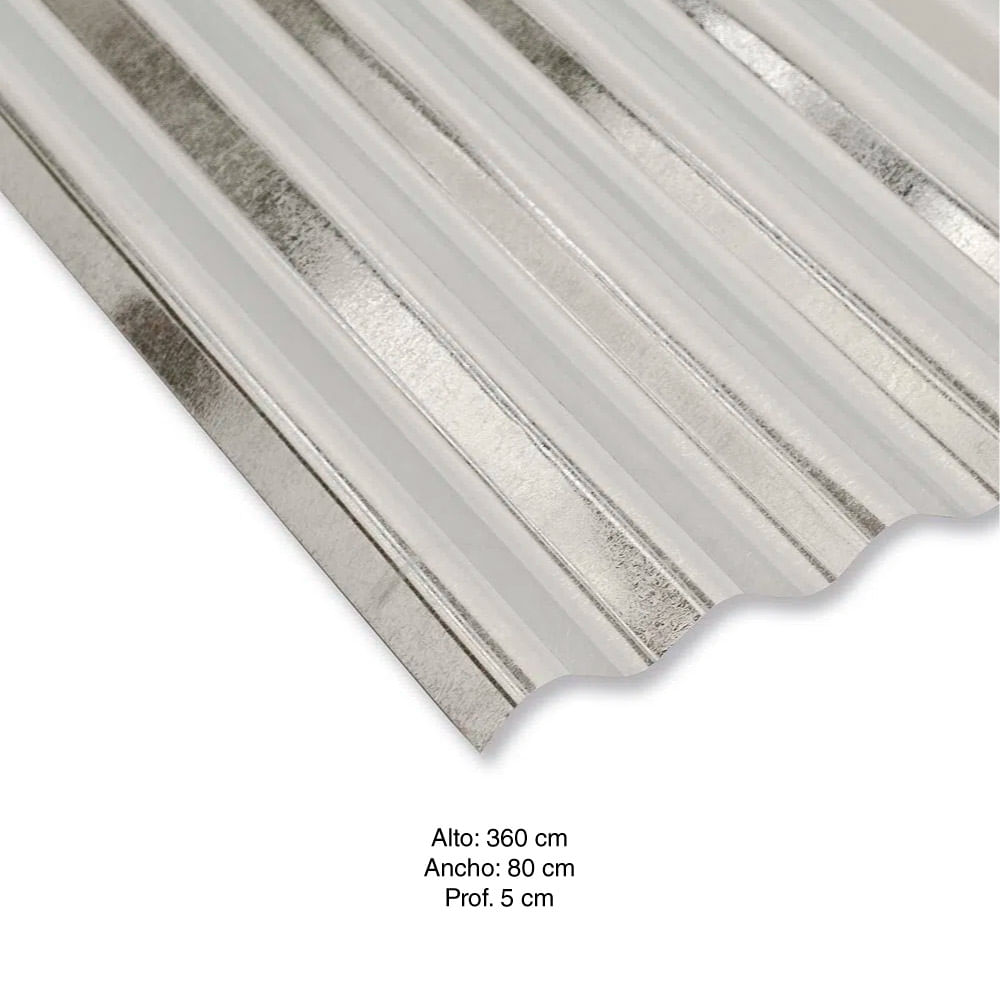 Techo de calamina AA 22 mm 3.60 x 0.80 metros - Promart